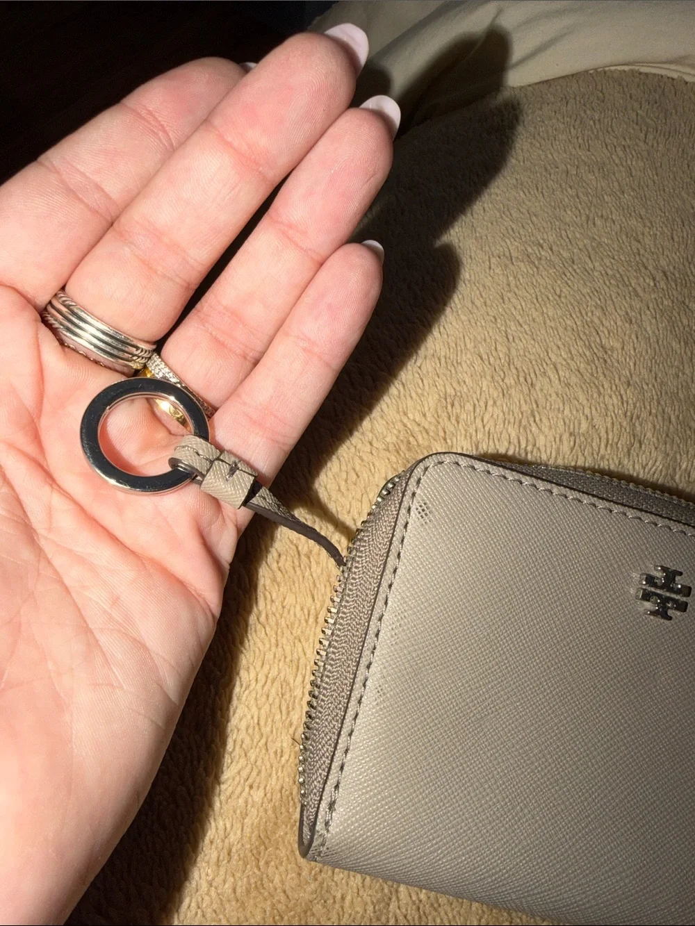 Tory Burch compact zip